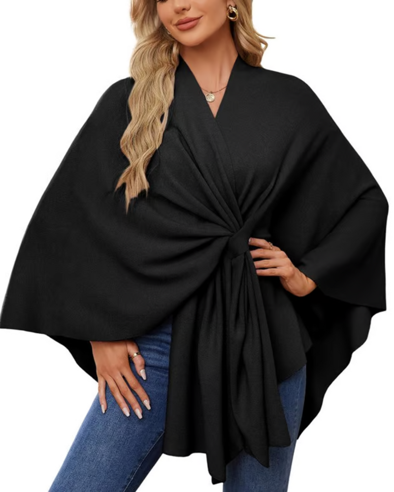 Camisola de Inverno com Decote em V